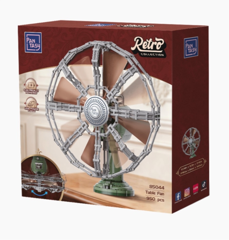 Retro Collection - Table Fan Construction Set (950 Pieces)/Product Detail/Figurines