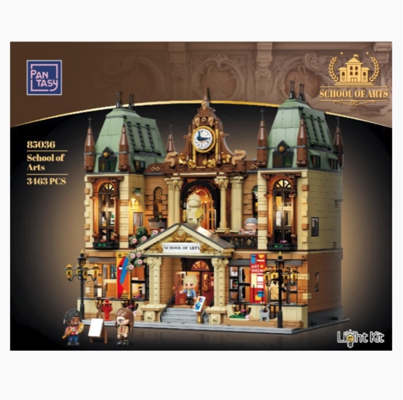 Retro Series - School of Arts Construction Set (3463 Pieces)/Product Detail/Figurines
