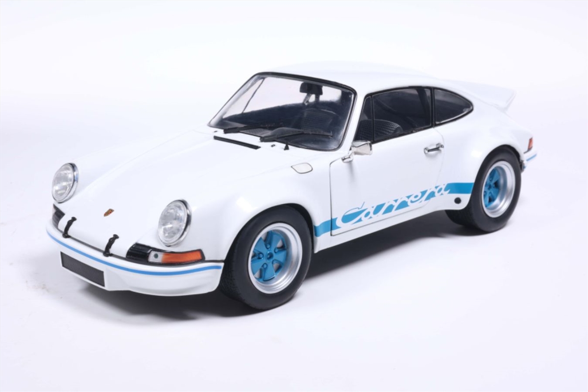 Solido Cars - 1973 Porsche 911 RSR (Blue Carrera Stripes) 1:18 Scale Diecast Vehicle/Product Detail/Collectables