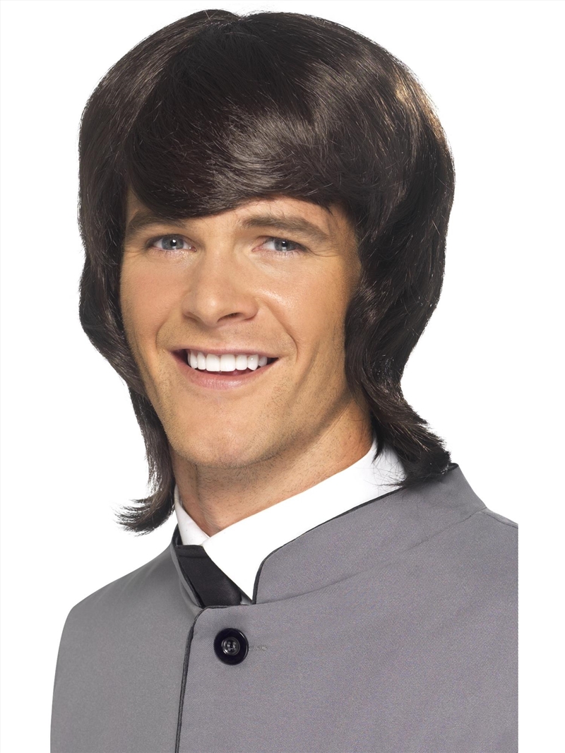 60's Male Mod Wig Brown, Adult/Product Detail/Costumes