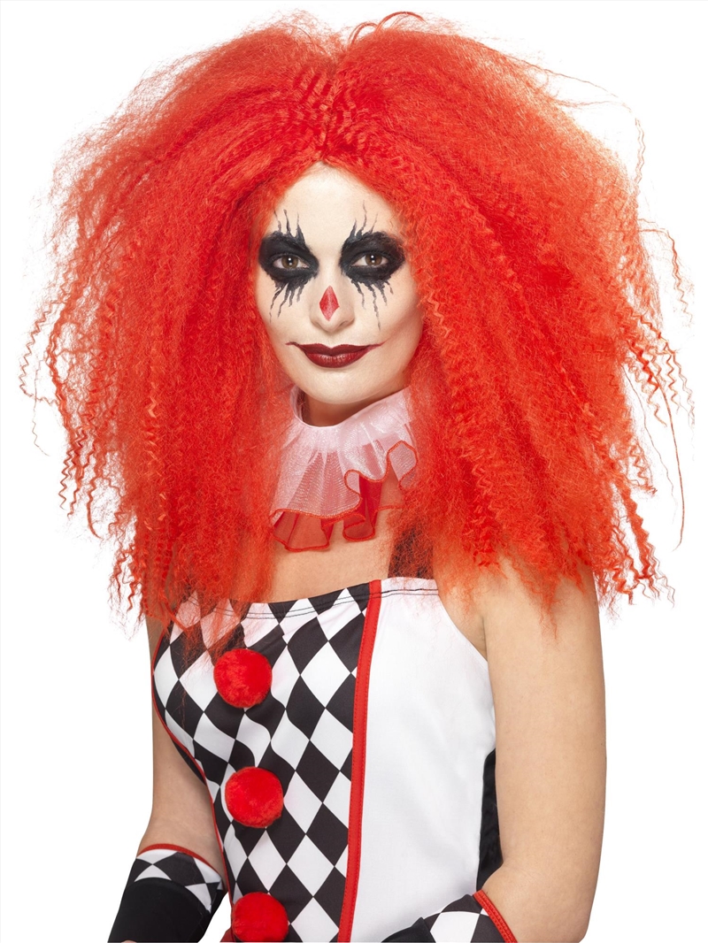 Clown Wig, Crimped - Adult/Product Detail/Costumes