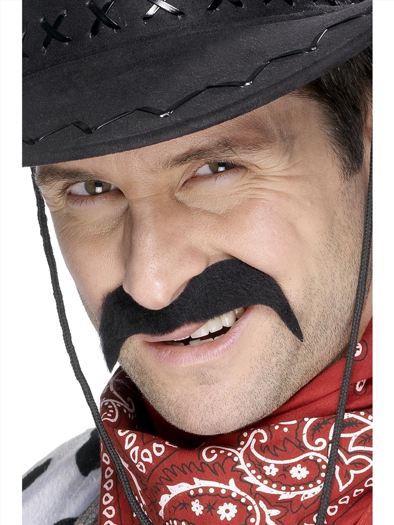 Cowboy Moustache, Black/Product Detail/Costumes