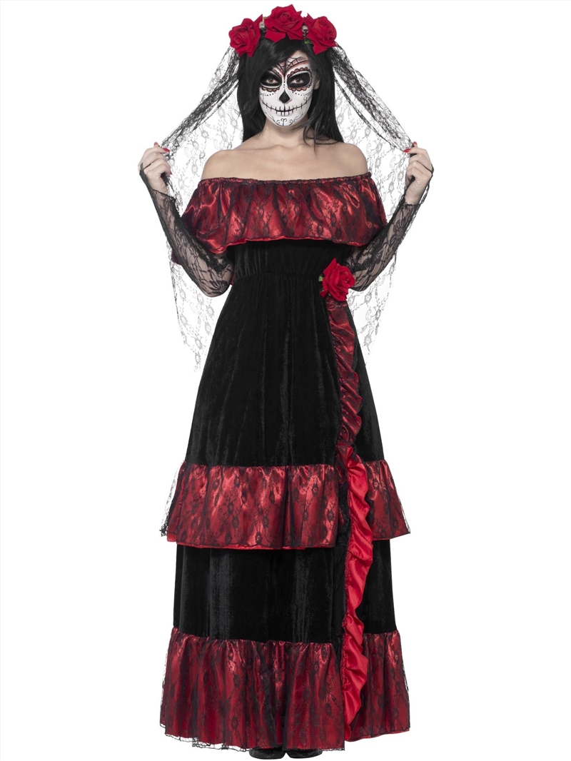 Day Of The Dead Bride Deluxe Costume - Size L/Product Detail/Costumes