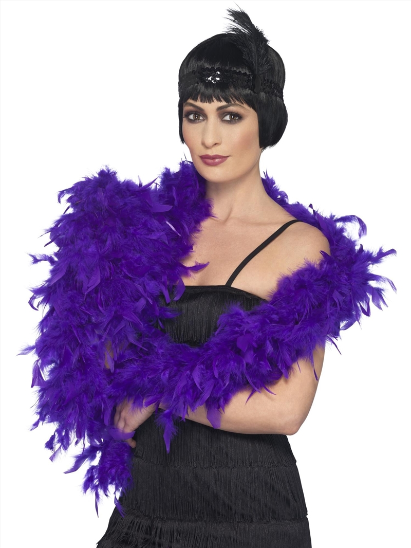 Deluxe Feather Boa, Purple/Product Detail/Costumes
