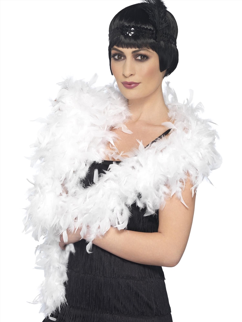 Deluxe Feather Boa, White/Product Detail/Costumes