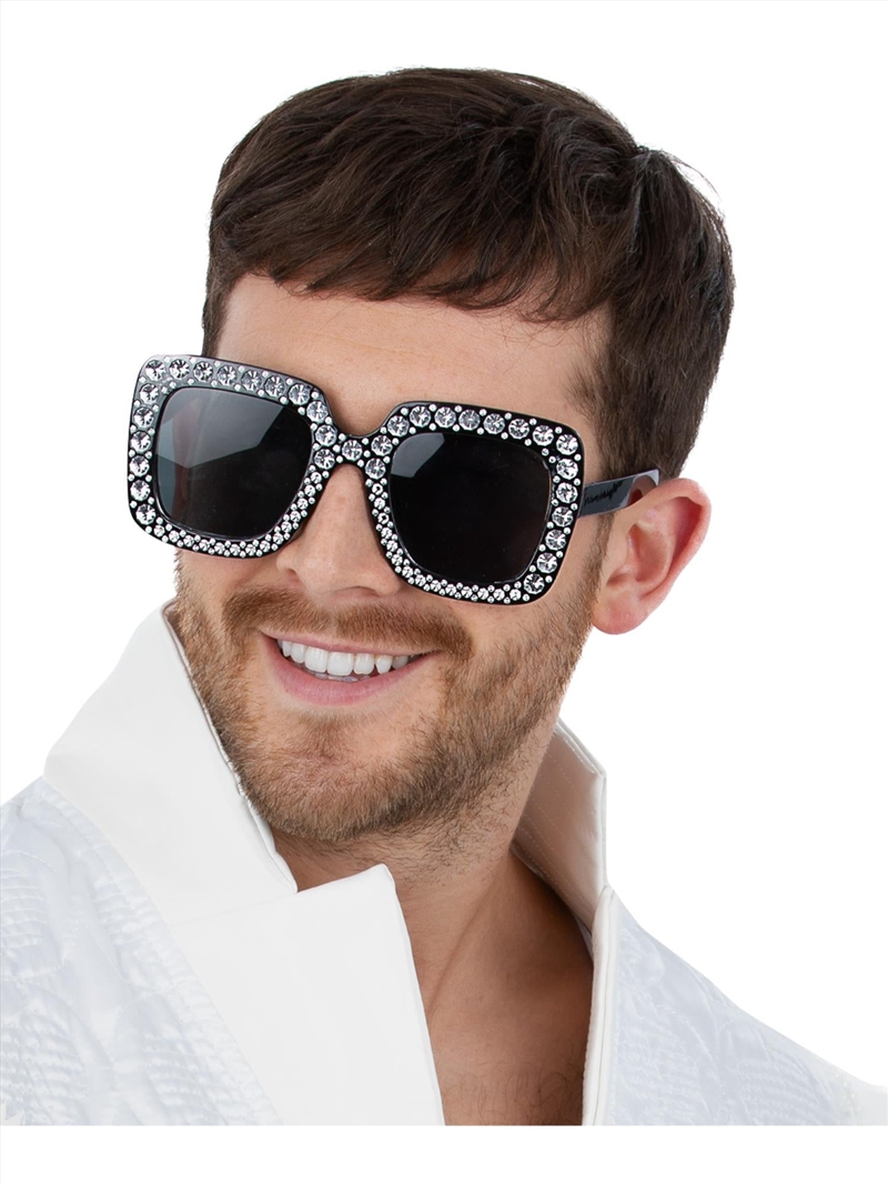 Disco Jewelled Specs, Adult/Product Detail/Costumes