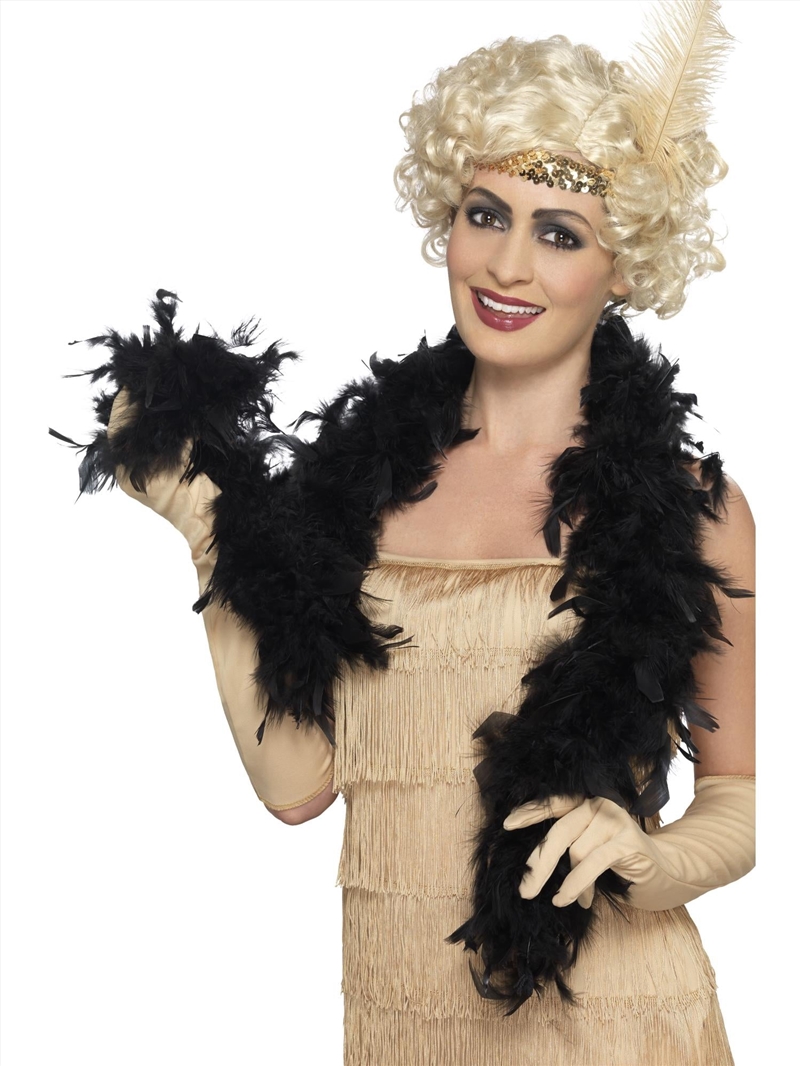 Feather Boa, Black/Product Detail/Costumes