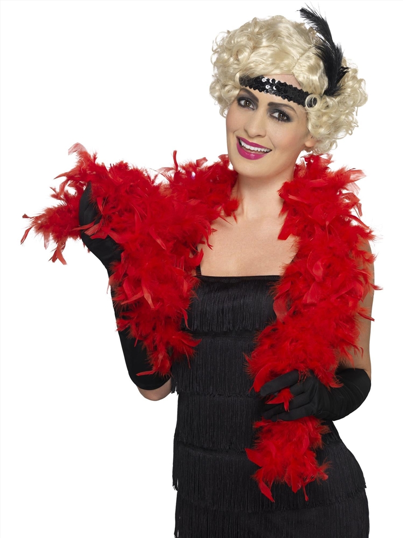 Feather Boa, Red/Product Detail/Costumes