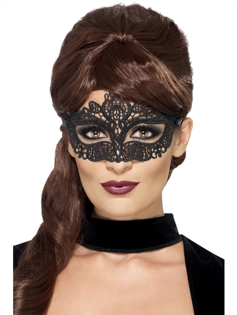 Filigree Lace Eyemask, Adult/Product Detail/Costumes