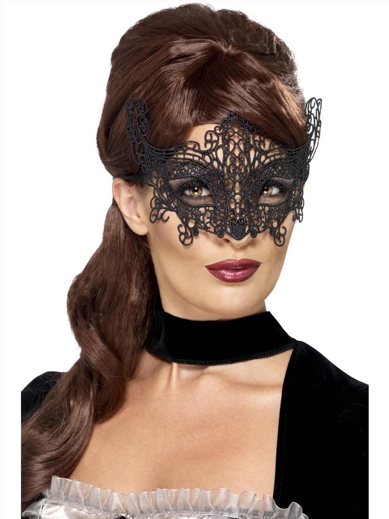 Filigree Lace Swirl Eyemask, Adult/Product Detail/Costumes