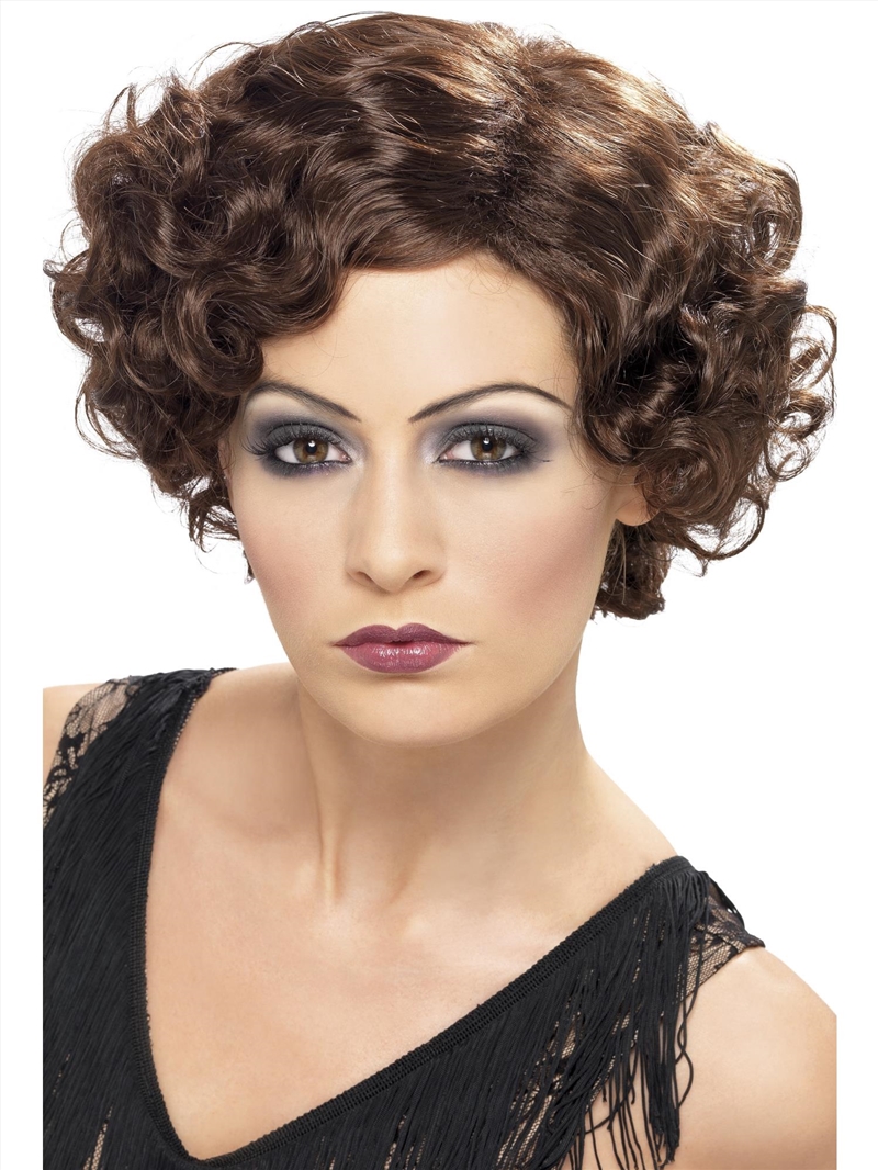 Flapper Wig Brown, Adult/Product Detail/Costumes