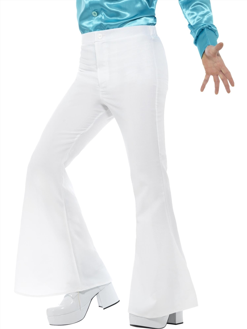 Flared White Trousers - Size M/Product Detail/Costumes