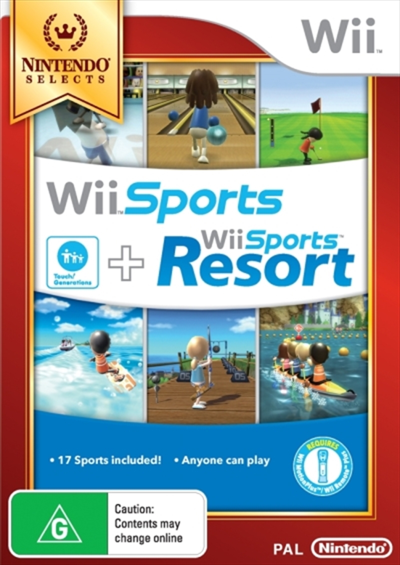 Buy Wii Sports and Wii Sports Resort (Nintendo Selects) Online Sanity