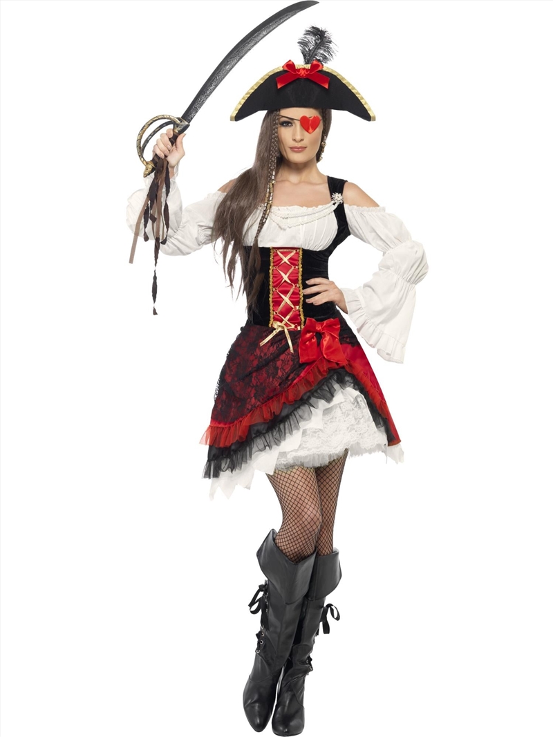 Lady Pirate Glamorous Costume - Size S/Product Detail/Costumes