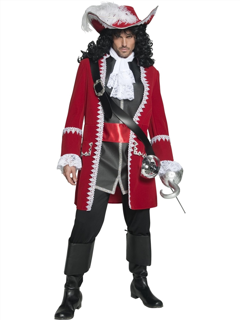 Pirate Captain Deluxe Costume - Size M/Product Detail/Costumes
