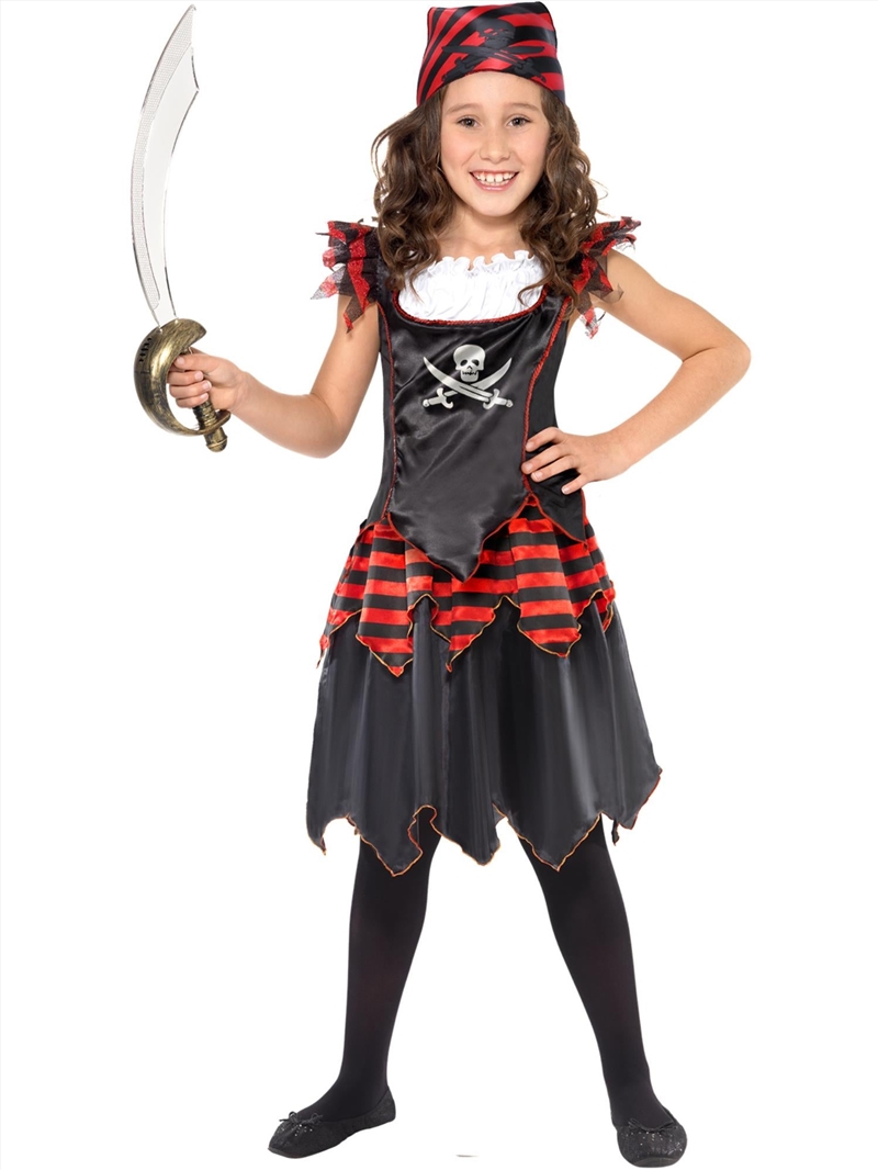 Pirate Skull & Crossbones Girl Costume - Size S/Product Detail/Costumes