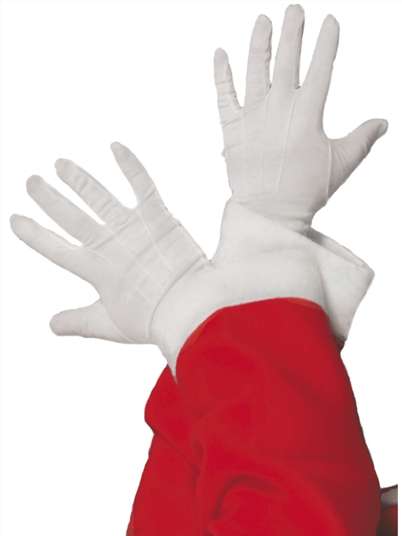 Santa Gloves - White, Adult/Product Detail/Costumes