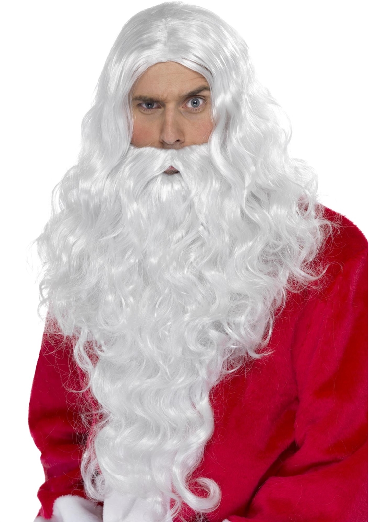 Santa Long Wig & Beard, Adult/Product Detail/Costumes