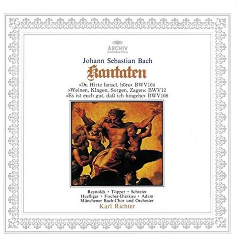 J.S. Bach: Cantatas Bwv 104 / 12 / 108: Limited/Product Detail/Classical