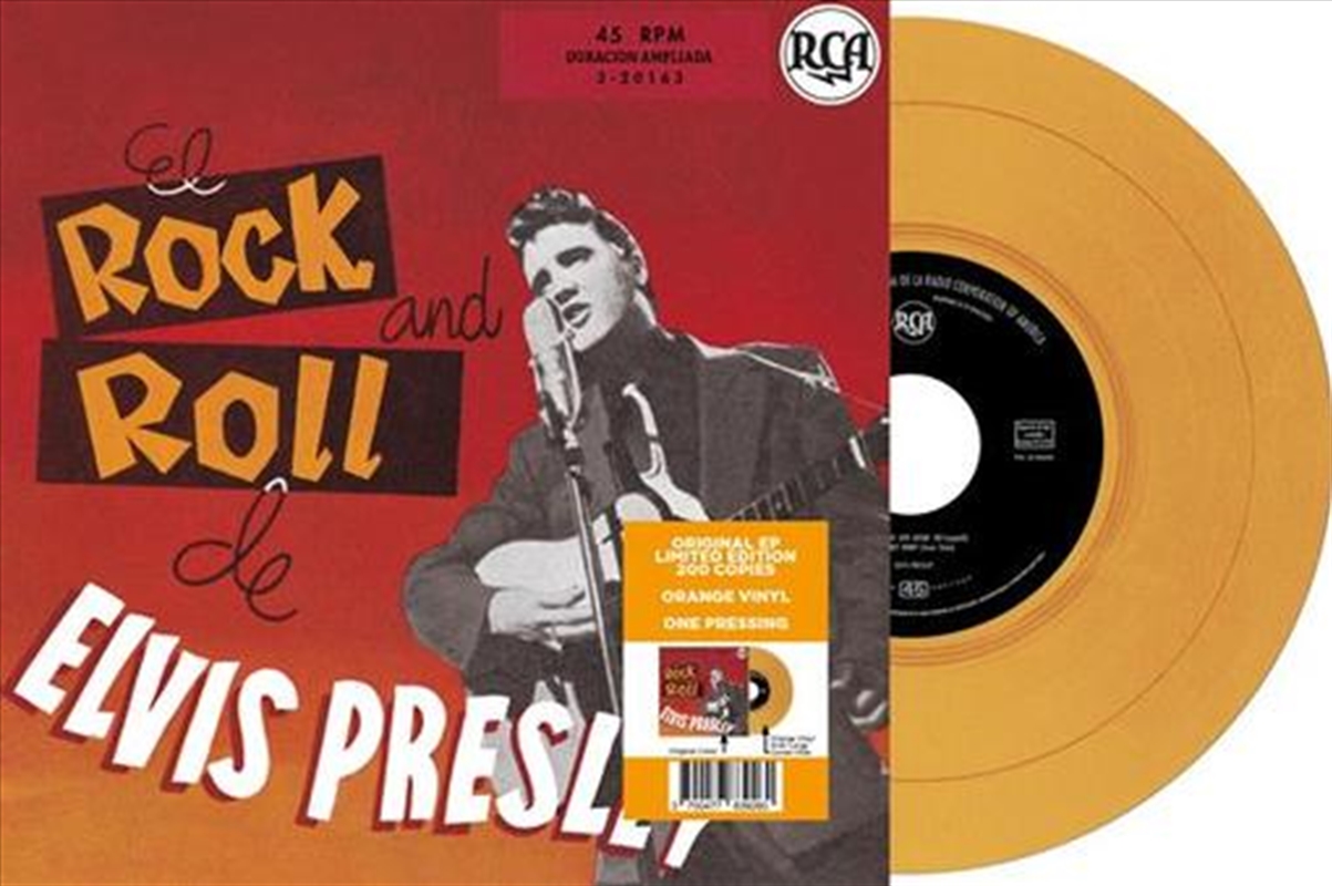 Ep Etranger Ndeg19 - El Rock And Roll De Elvis Presley: Spain - Orange Vinyl/Product Detail/Rock/Pop