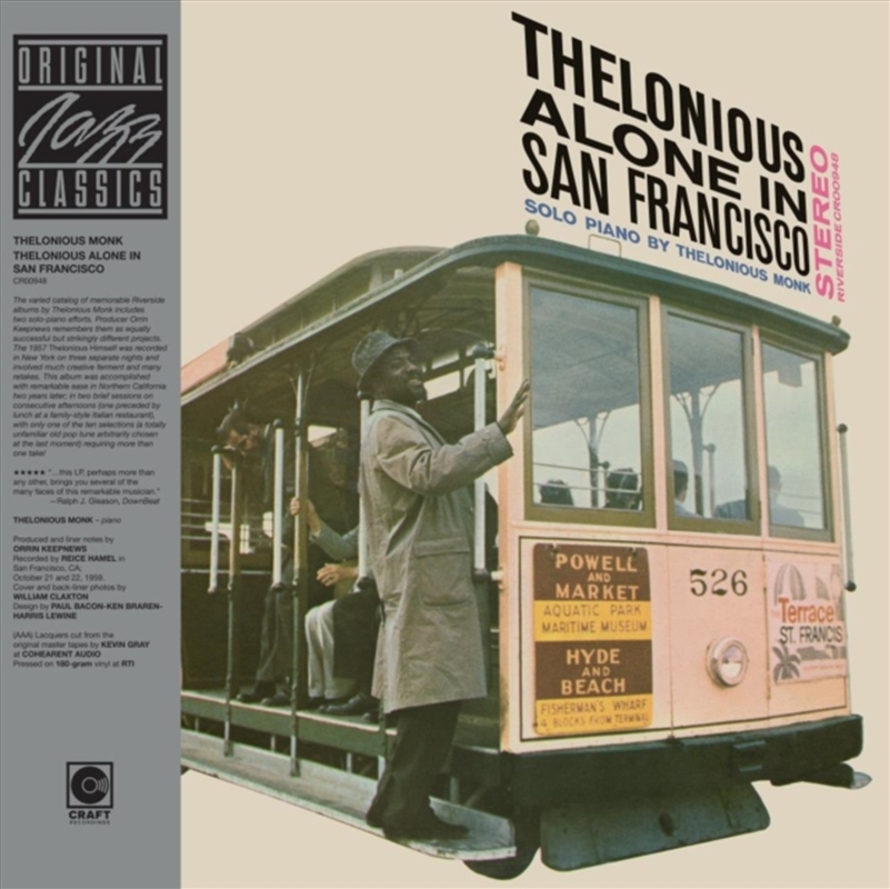 Thelonious Alone In San Francisco/Product Detail/Jazz