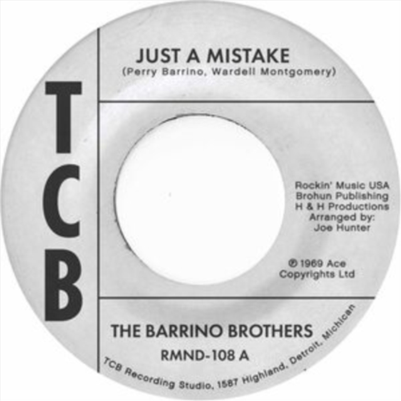 Just A Mistake / Ill Take My Flowers Right Now/Product Detail/R&B