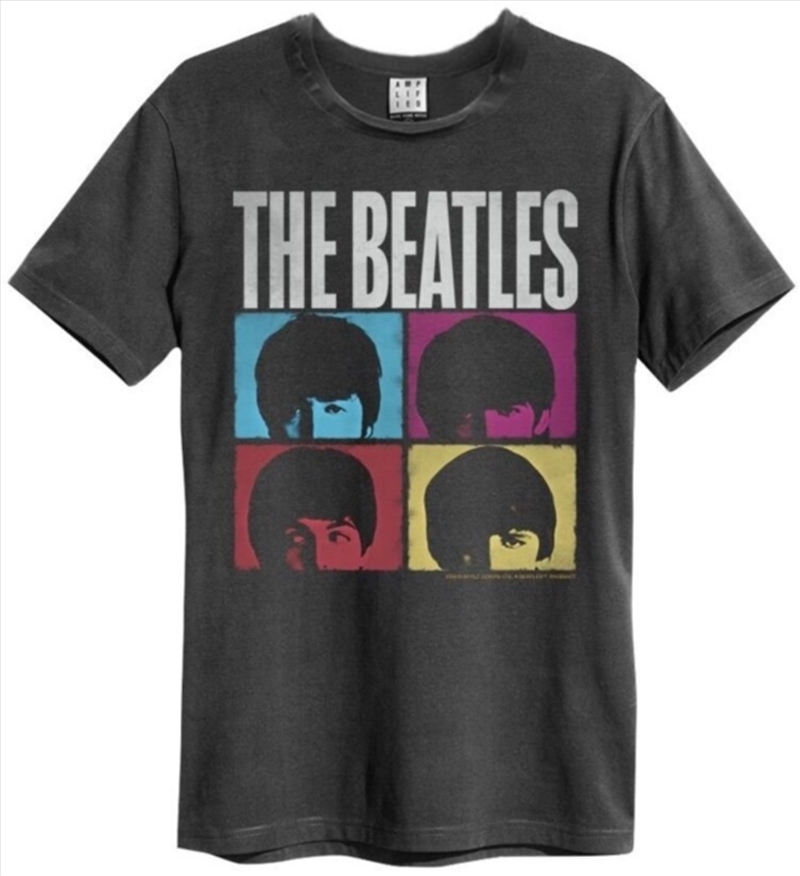 Beatles Hard Days Night Amplified Vintage Charcoal X Large T Shirt/Product Detail/Shirts