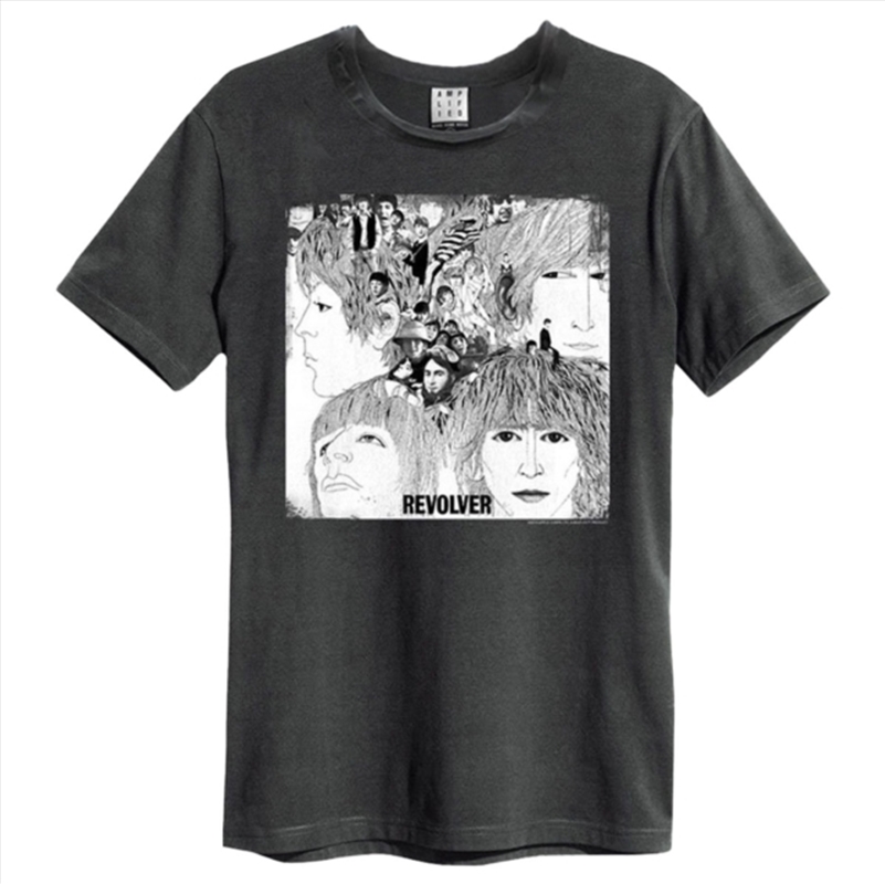 Beatles Revolver Amplified X Large Vintage Charcoal T Shirt/Product Detail/Shirts