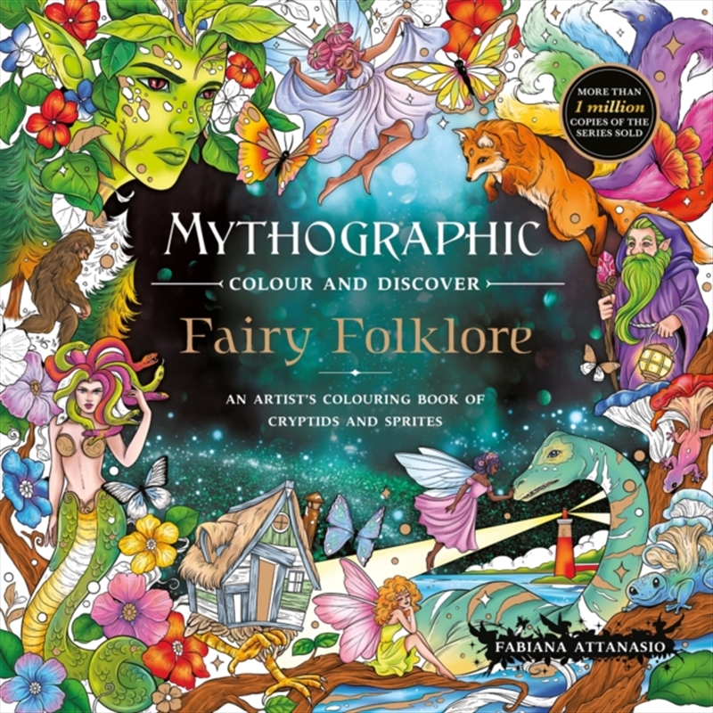 Mythographic Colour and Discover: Fairy Folklore : An Artist’s Colouring Book of Cryptids and Sprite/Product Detail/Adults Colouring