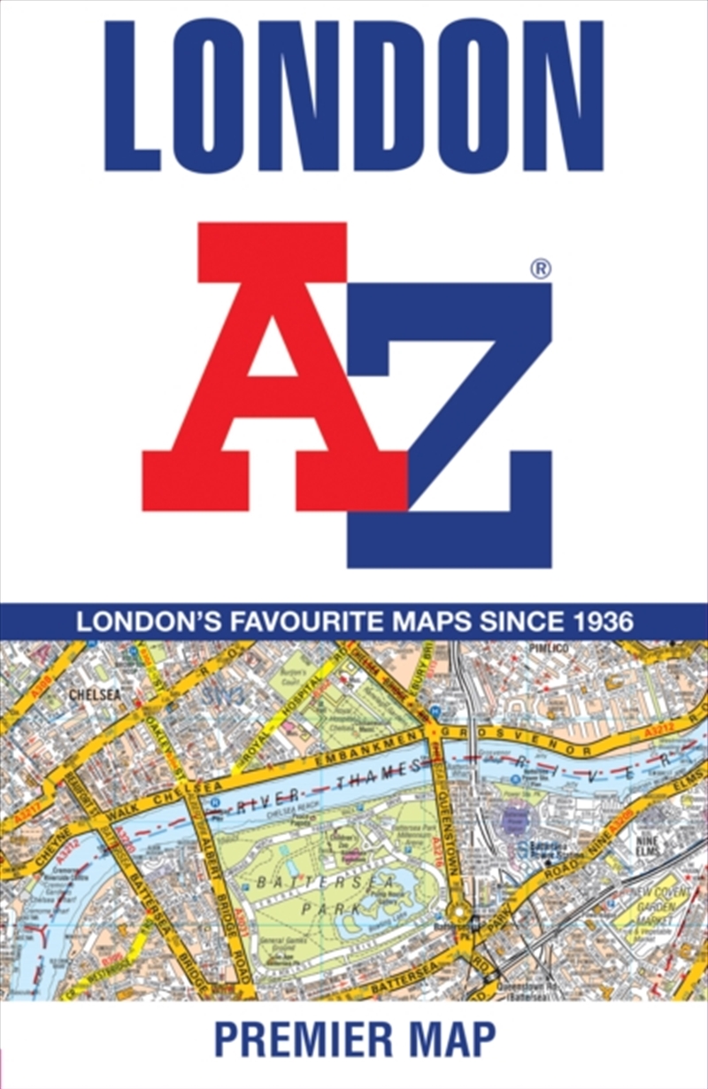 London A-Z Premier Map/Product Detail/Geography
