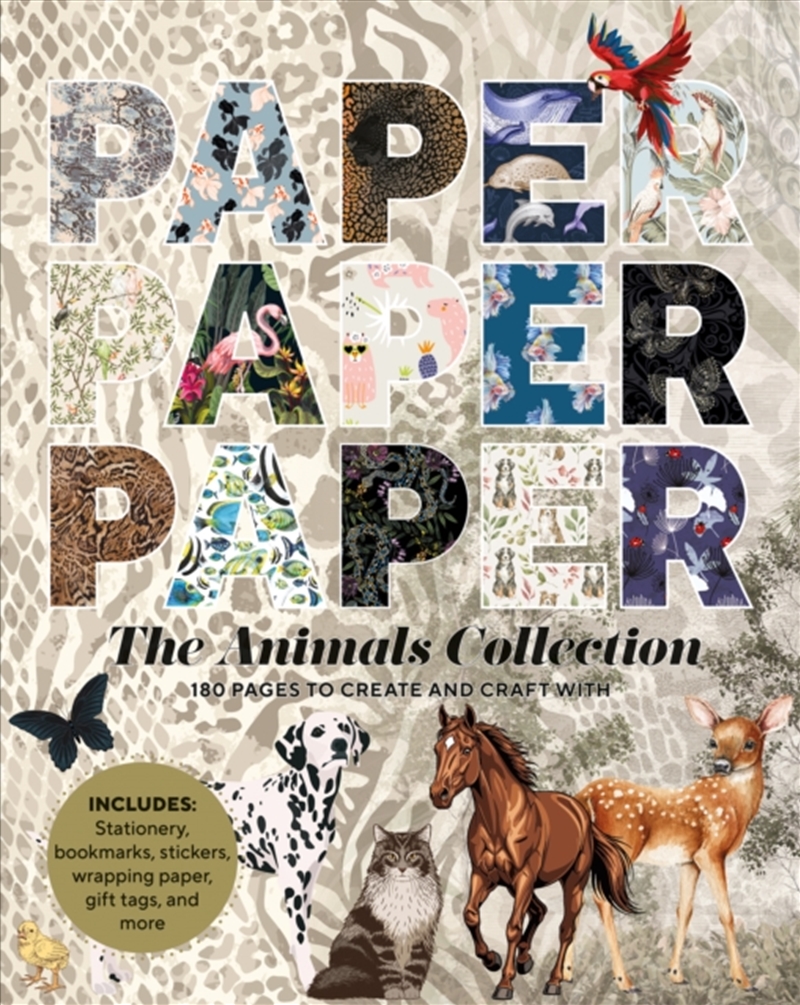 Paper Paper Paper: The Animals Collection : 180 Pages to Create and Craft With/Product Detail/Crafts & Handiwork