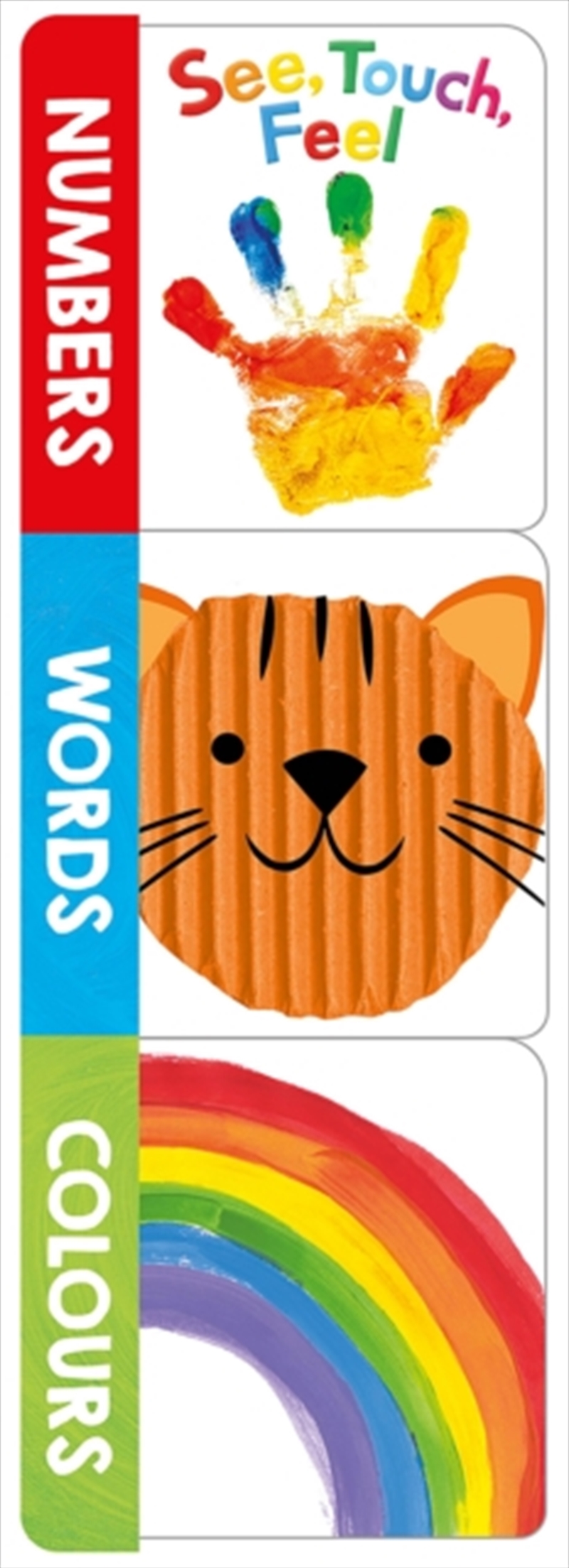 See, Touch, Feel Words, Numbers, Colours (Chunky Set) : With 3 mini board books/Product Detail/Early Childhood Fiction Books