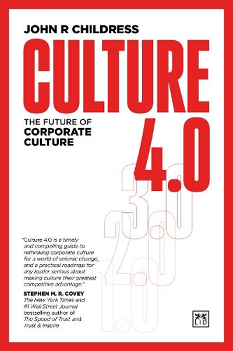 Culture 4.0 : The future of corporate culture/Product Detail/Business Leadership & Management
