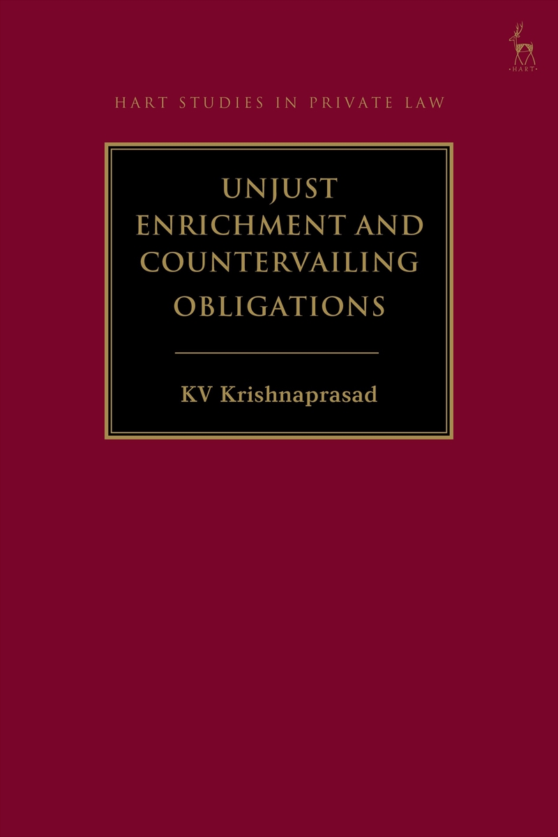 Unjust Enrichment And Countervailing Obligations/Product Detail/Law