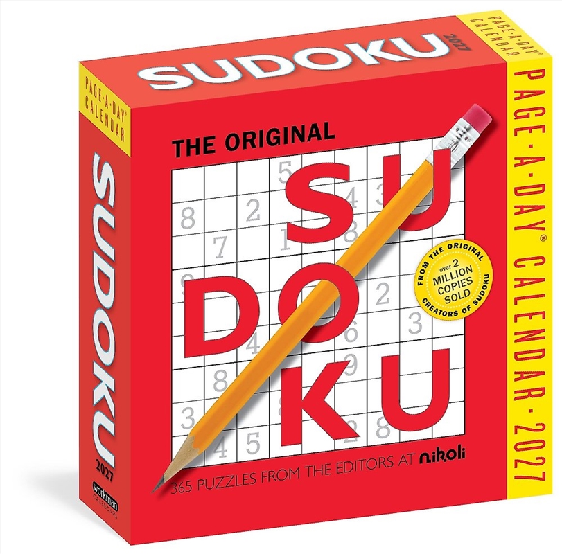 Original Sudoku Page-A-Day Calendar 2027/Product Detail/Adults Activity Books