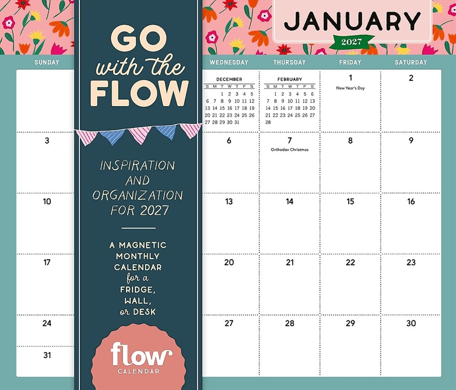 Go With The Flow: Inspiration And Organization For 2027/Product Detail/Self Help & Personal Development