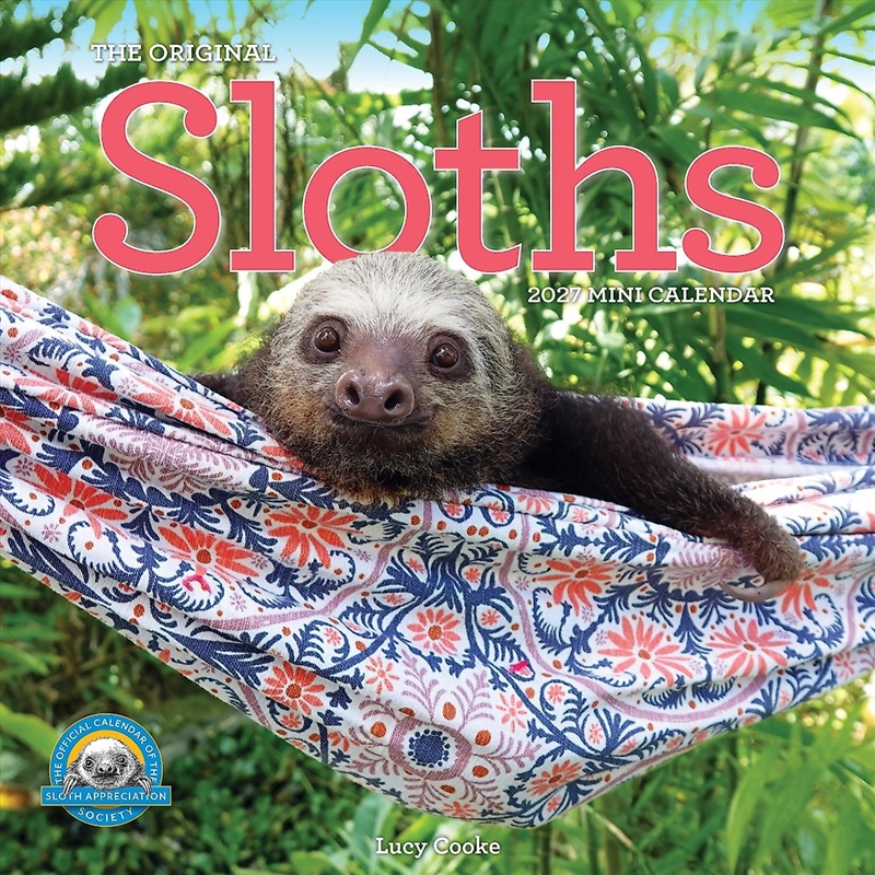 Original Sloths Mini Wall Calendar 2027/Product Detail/Animals & Nature