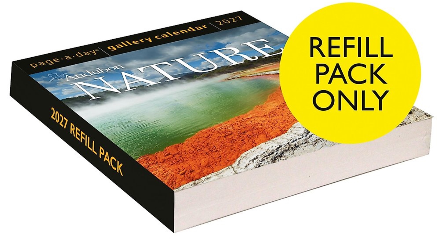 Audubon Nature Page-A-Day Gallery Calendar Refill Pack 2027/Product Detail/Animals & Nature