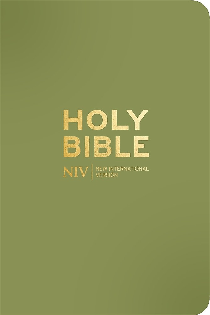 Niv Pocket Olive Green Bible With Gold Zip/Product Detail/Religion & Beliefs