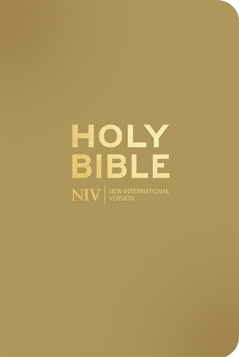 Niv Pocket Latte Bible With Gold Zip/Product Detail/Religion & Beliefs