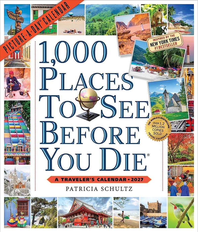 1,000 Places To See Before You Die Picture-A-Day Wall Calendar 2027/Product Detail/Travel & Holidays