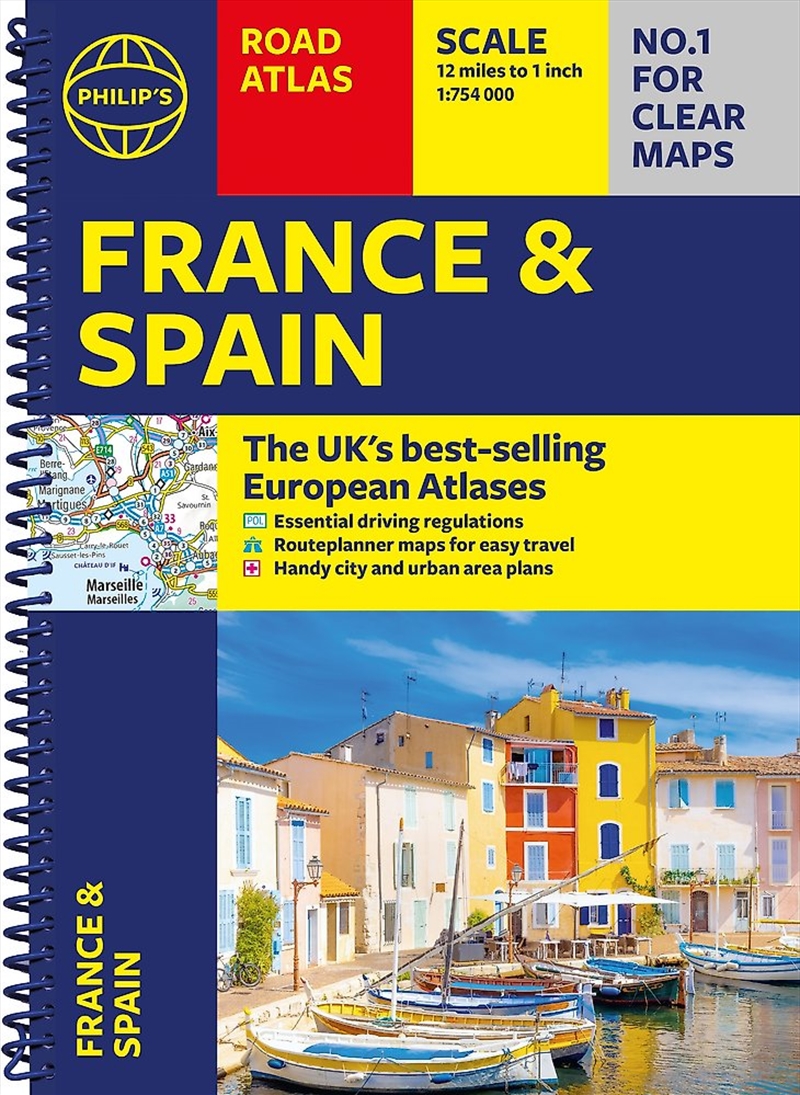Philip's France And Spain Road Atlas/Product Detail/Travel & Holidays
