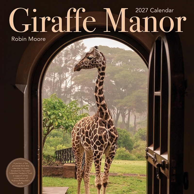 Giraffe Manor Wall Calendar 2027/Product Detail/Photography