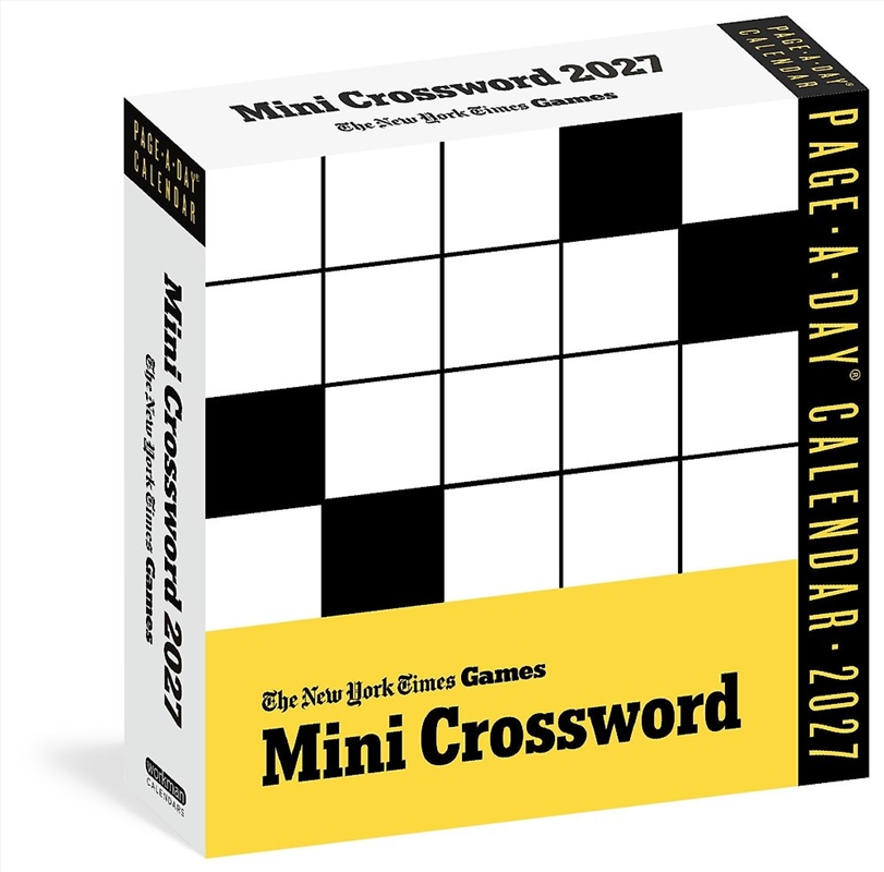 The New York Times Mini Crossword Page-A-Day Calendar 2027/Product Detail/Adults Activity Books