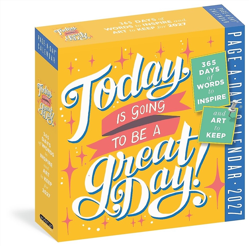 Today Is Going To Be A Great Day! Page-A-Day Calendar 2027/Product Detail/Self Help & Personal Development