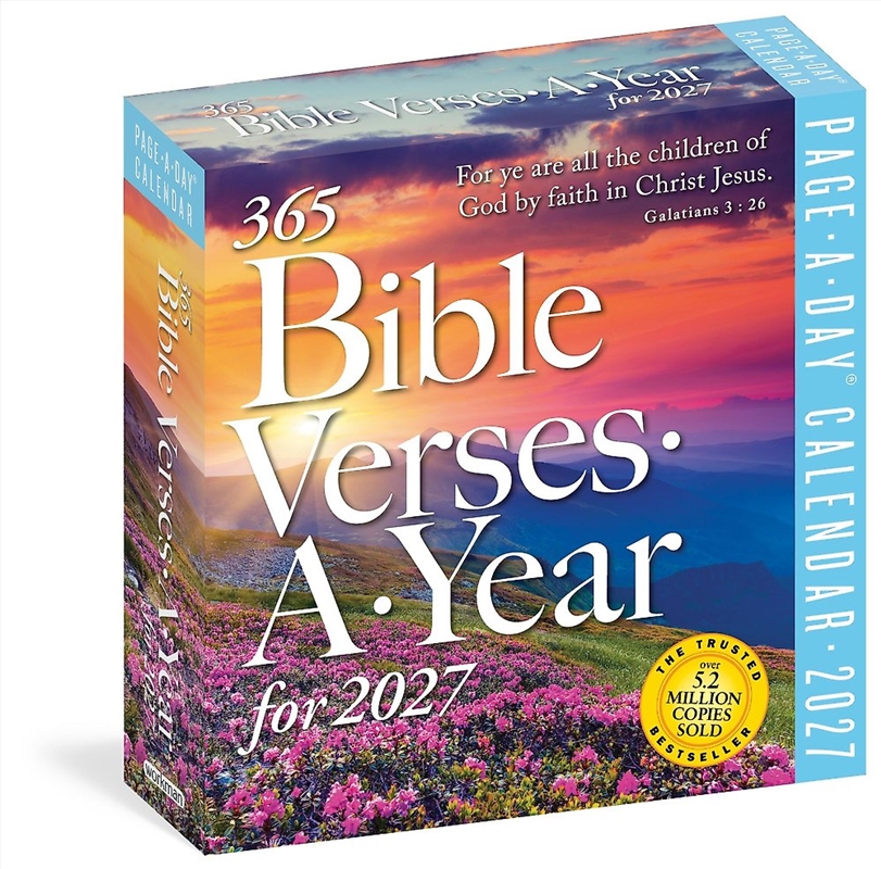365 Bible Verses-A-Year Page-A-Day Calendar 2027/Product Detail/Religion & Beliefs