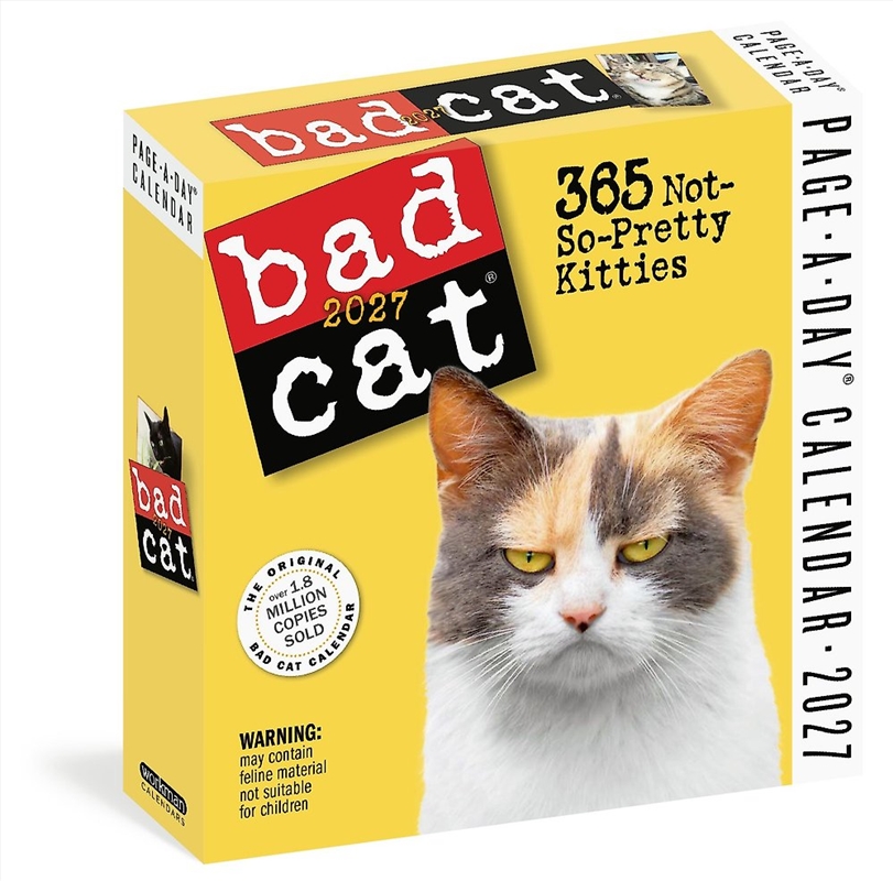 Bad Cat Page-A-Day Calendar 2027/Product Detail/Comedy
