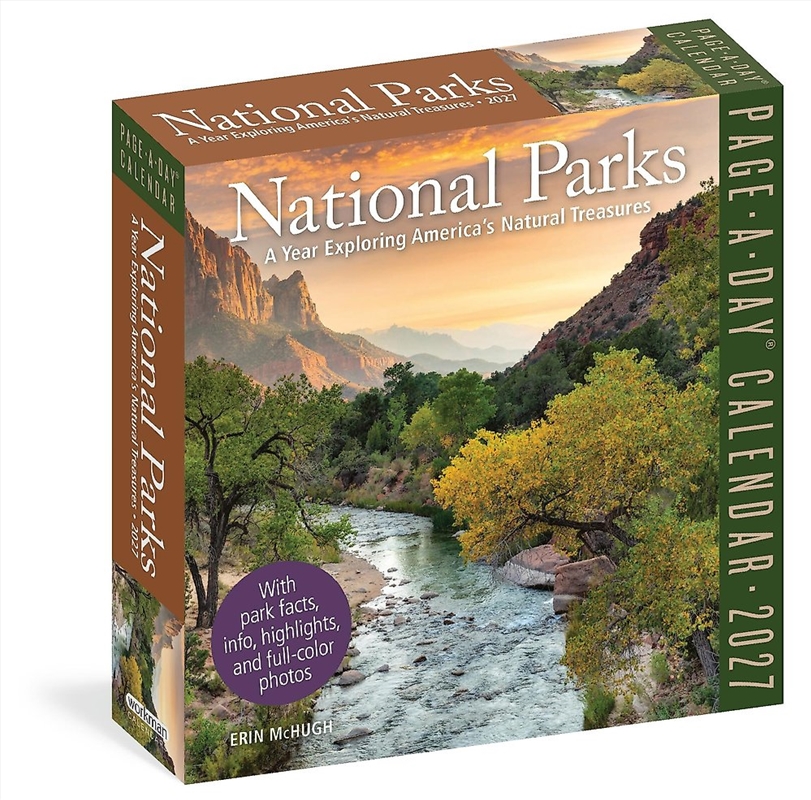National Parks Page-A-Day Calendar 2027/Product Detail/Travel & Holidays