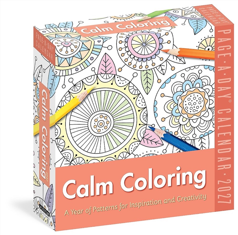 Calm Coloring Page-A-Day Calendar 2027/Product Detail/Self Help & Personal Development