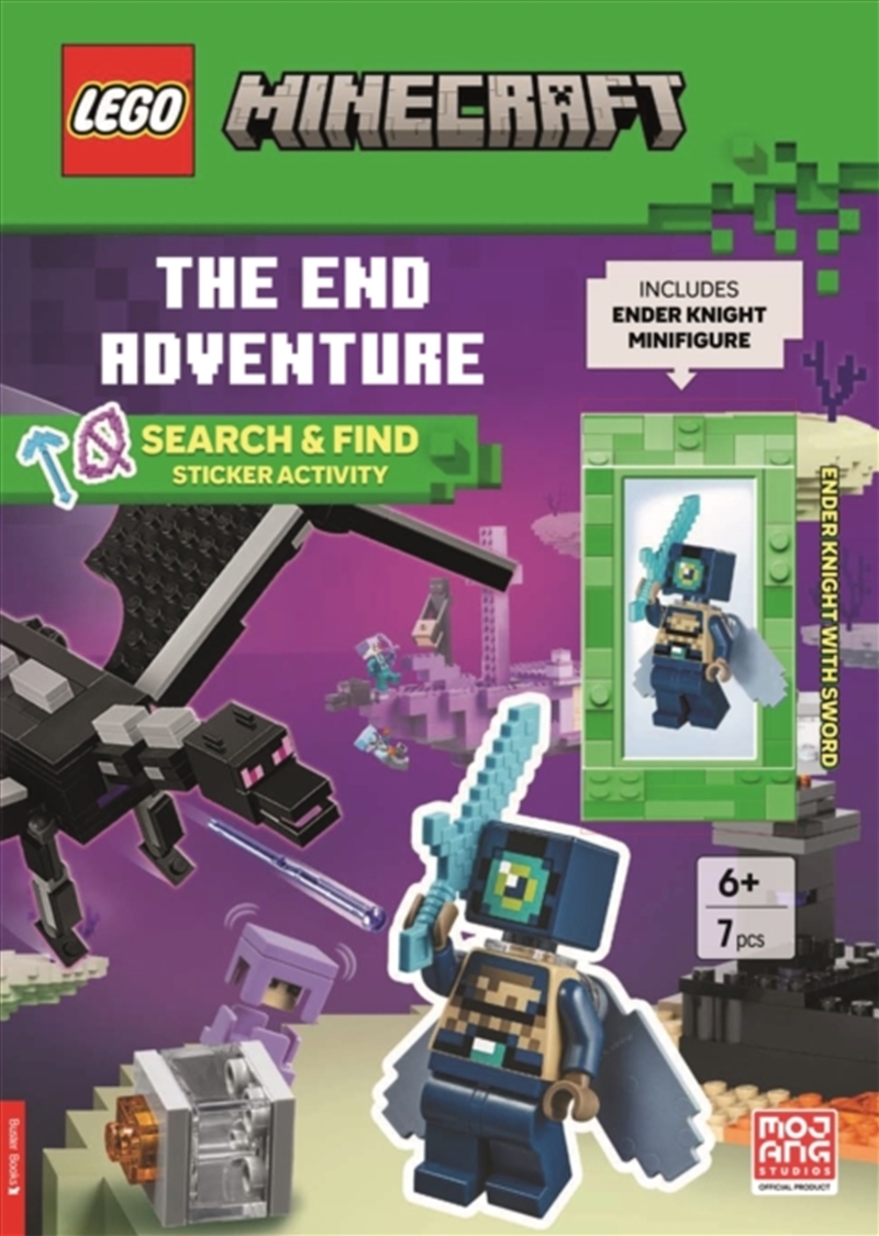 LEGO® Minecraft®: The End Adventure Search & Find Sticker Activity Book (with Ender Knight minifigur/Product Detail/Kids Activity Books